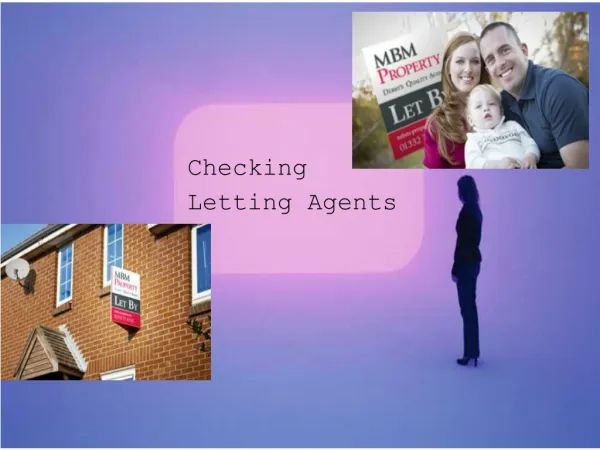 Checking Letting Agents