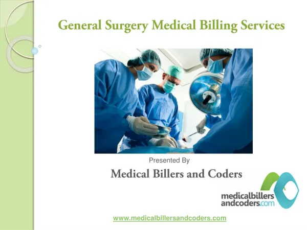 General Surgery Medical Billing Services