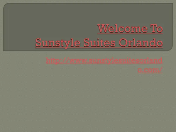 Sunstyle Suites Walt Disney World