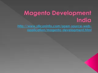 Magento Developers India - slide 1