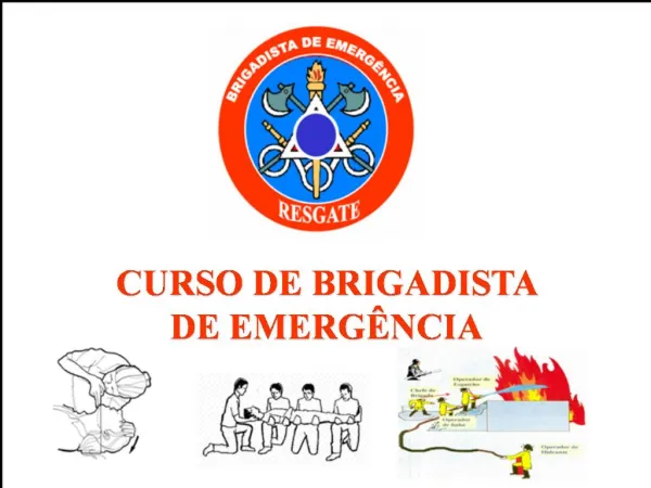 CURSO DE BRIGADISTA DE EMERG NCIA