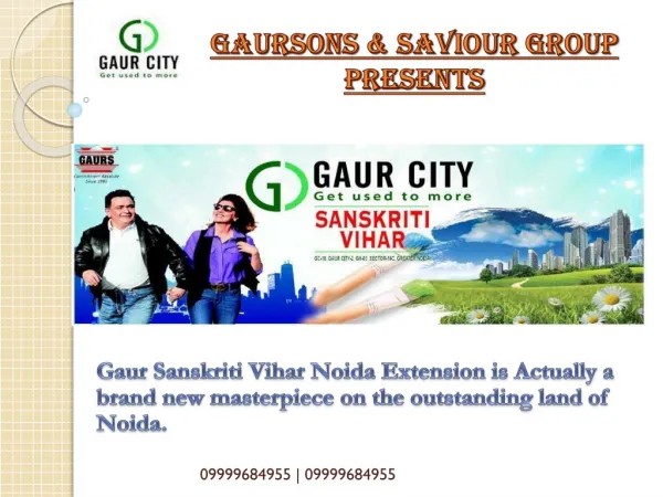 Gaur 10th Avenue Sanskriti Vihar,Gaur City 10th Avenue,Gaur