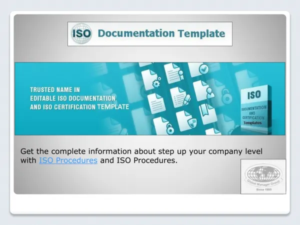 ISO Documents | ISO Certification | QMS Certification By ISO