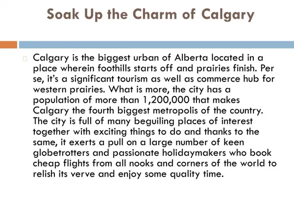 Book flights to Calgary from London