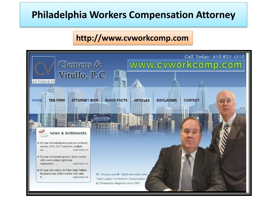 philadelphia workers compensation attorney