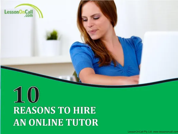 10 Reasons to Hire an Online Tutor
