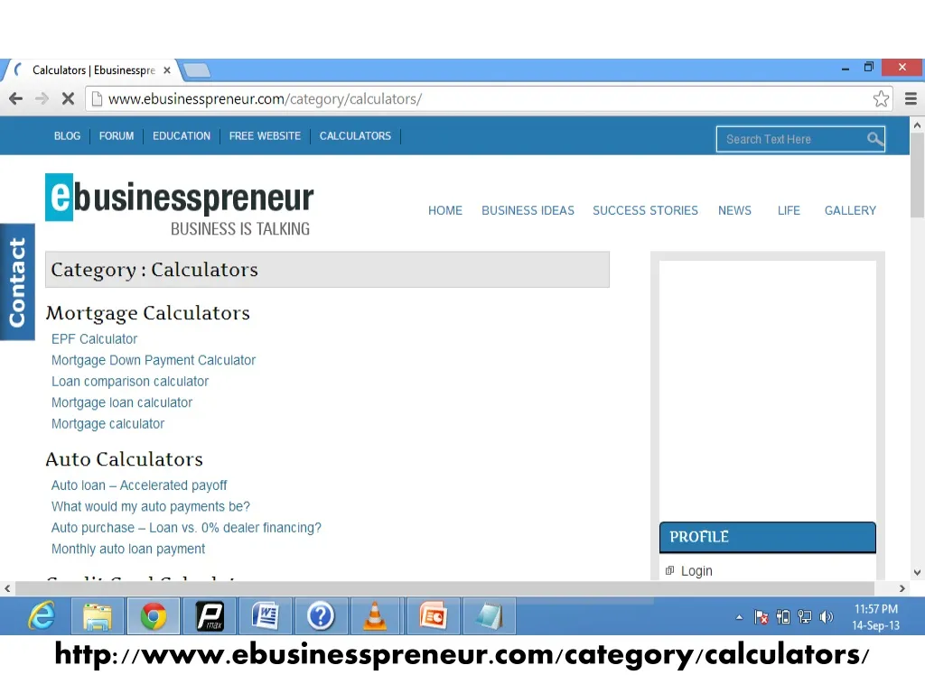 http www ebusinesspreneur com category calculators