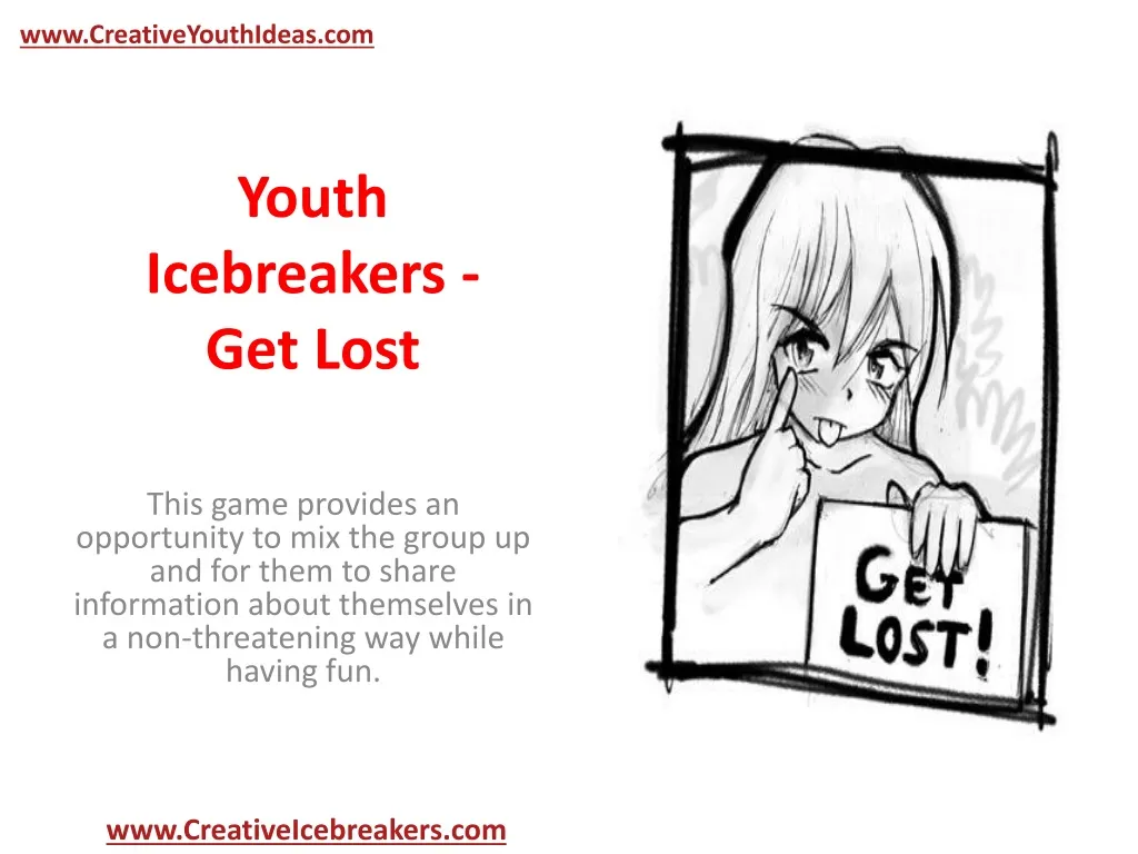 youth icebreakers get lost