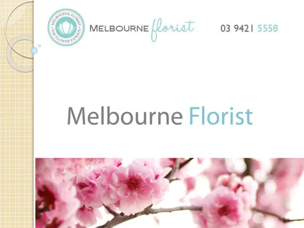 Melbourne Florist Service