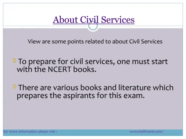 some points About Civil Services