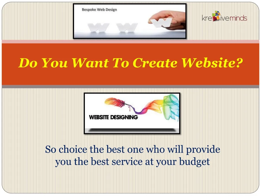 do you want to create website