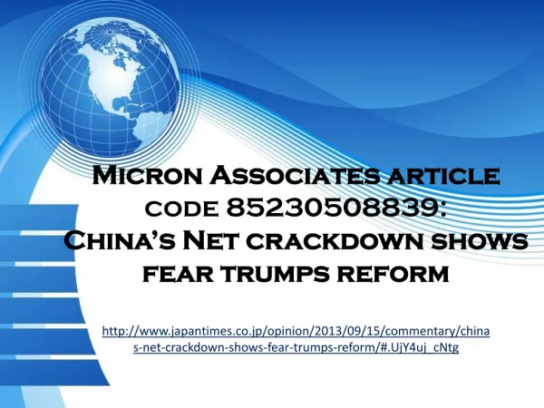 Micron Associates article code 85230508839
