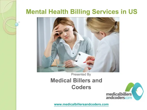 Mental Health medical billing services