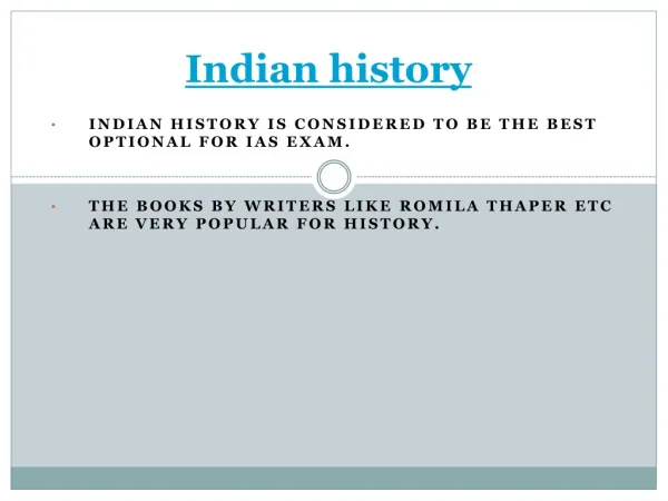 About indian history