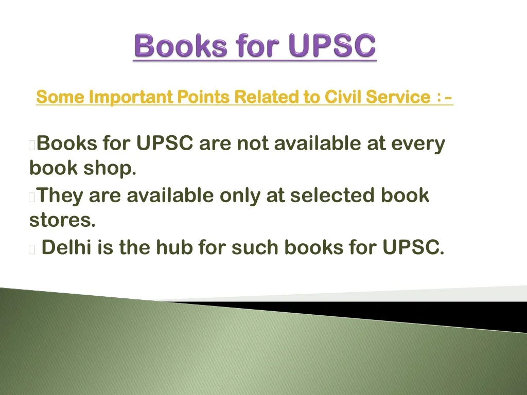 books for upsc