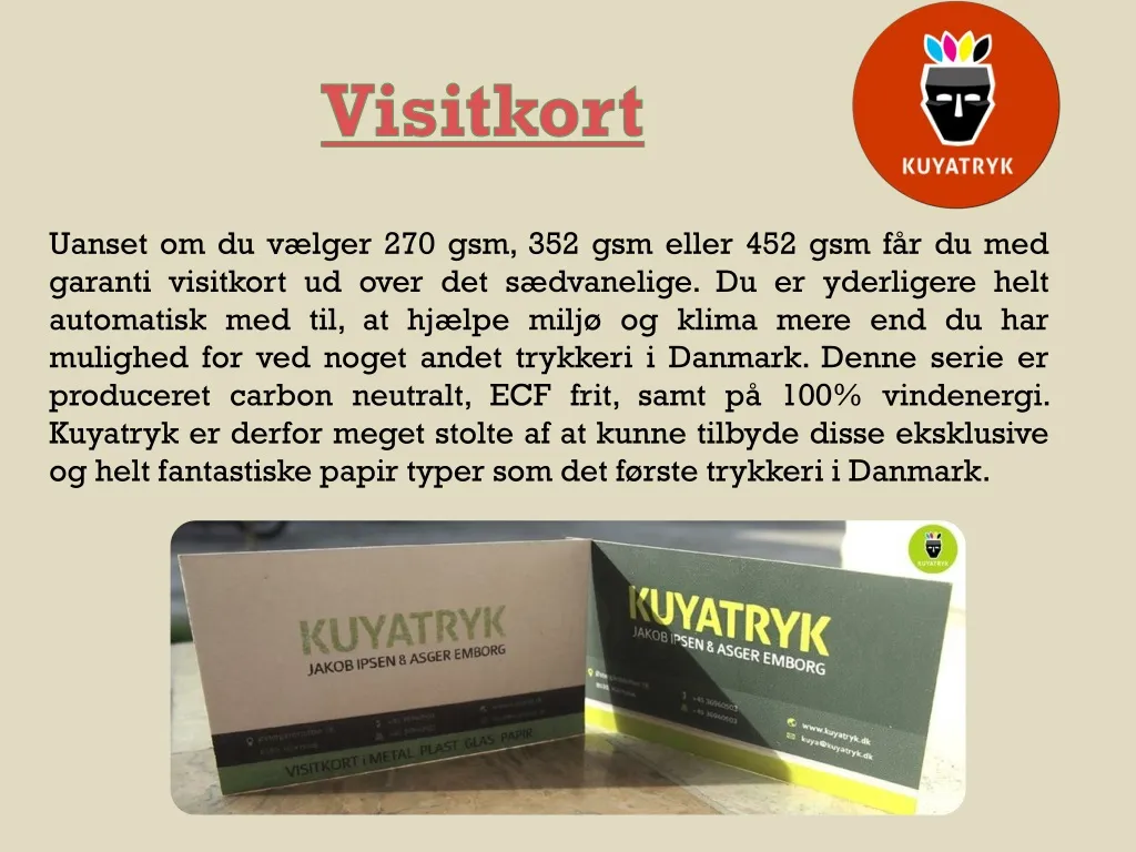 visitkort