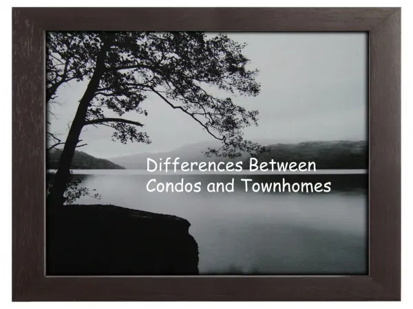 Differences Between Condos and Townhomes