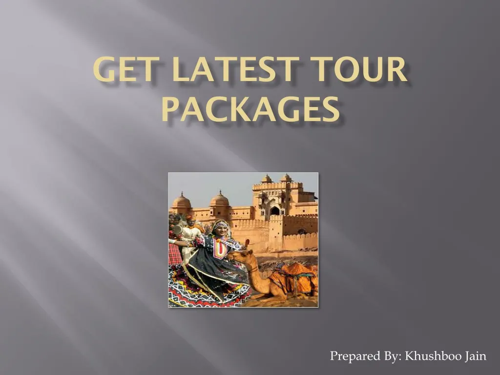 get latest tour packages
