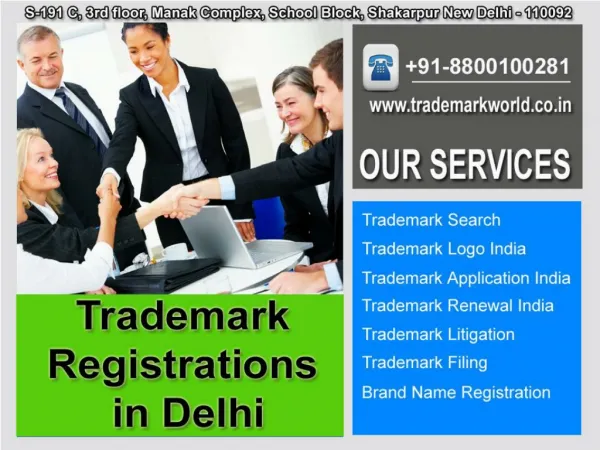 Trademark Registrations in Delhi