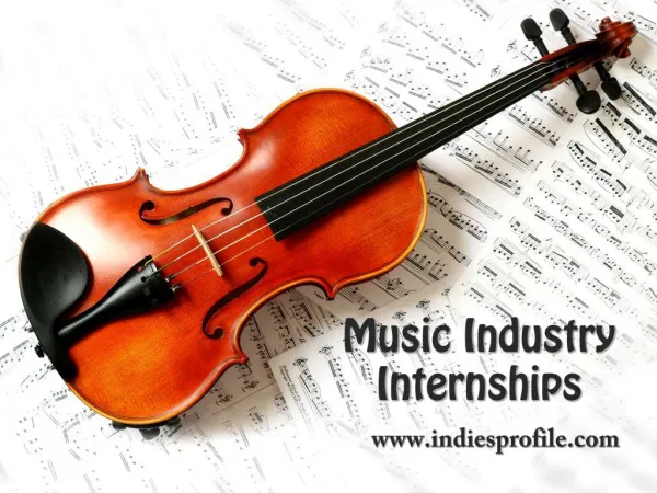 Music Industry Internships