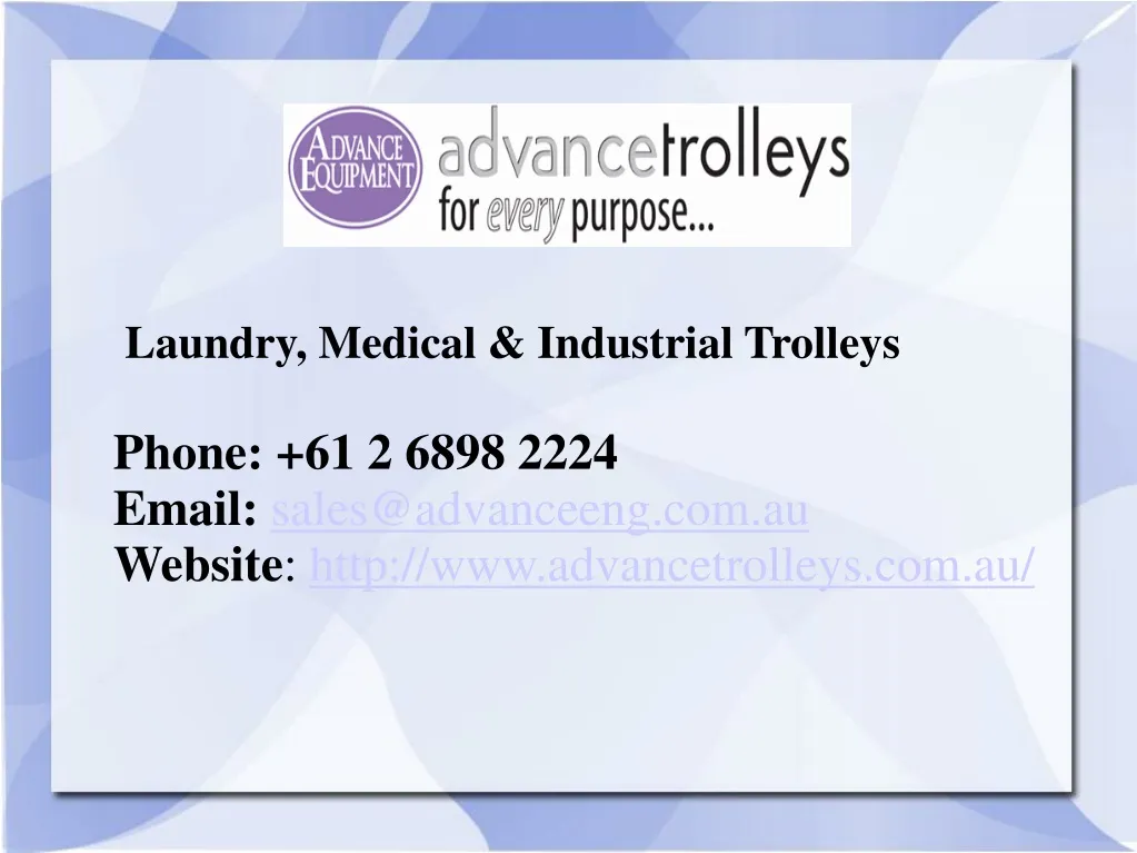 laundry medical industrial trolleys phone