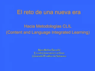 El reto de una nueva era - slide 1