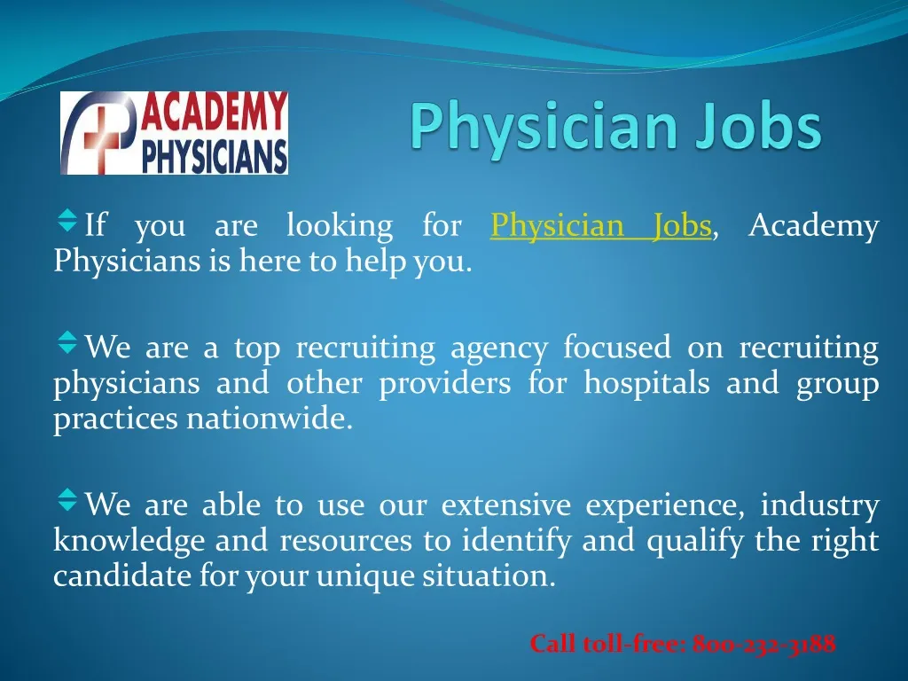 physician jobs