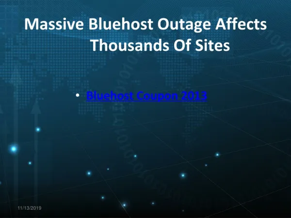 Bluehost September 2013 Coupon