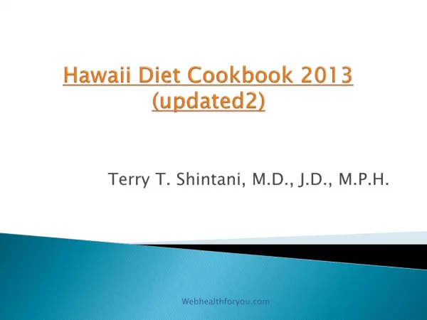 Hawaii Diet Cookbook 2013 (updated2)29
