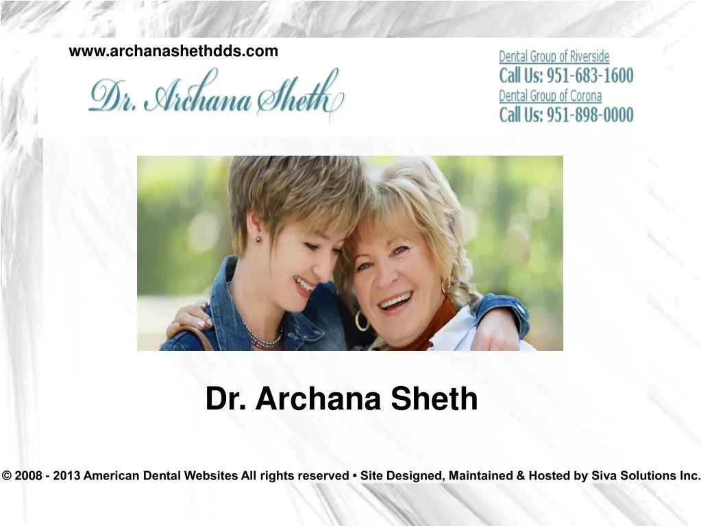 www archanashethdds com