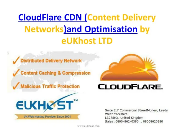 CloudFlare CDN (Content Delivery Networks)and Optimisation b
