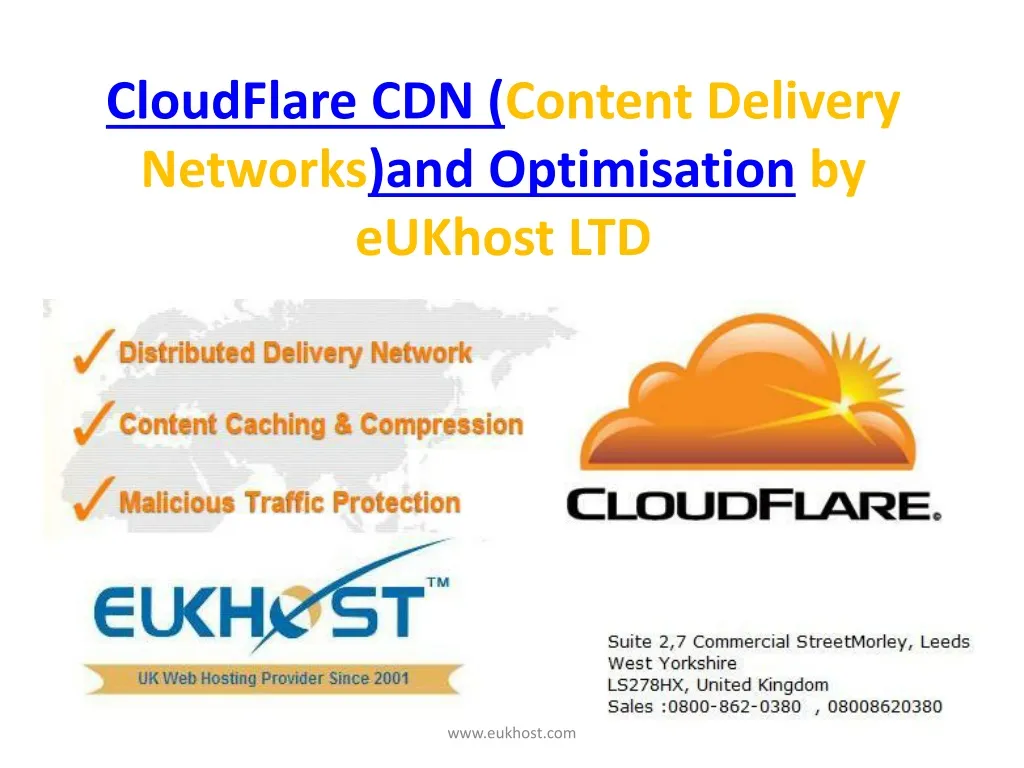 cloudflare cdn content delivery networks and optimisation by eukhost ltd