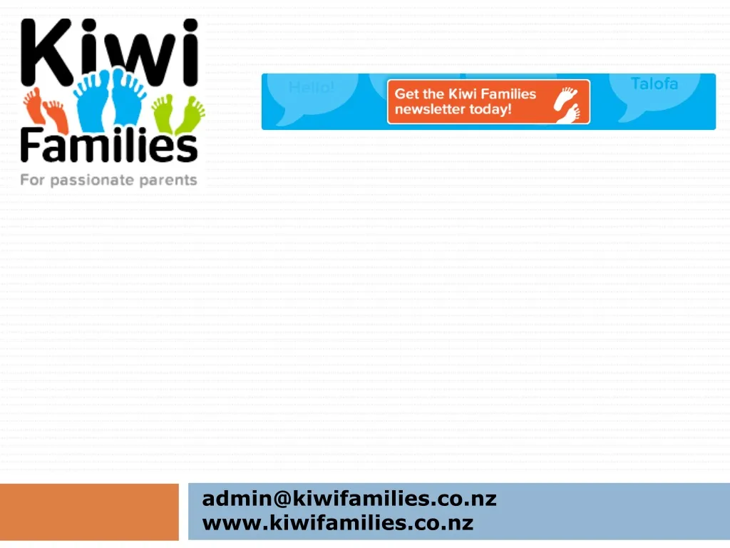 admin@kiwifamilies co nz www kiwifamilies co nz