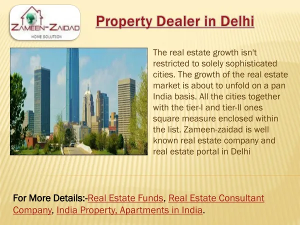 Property Dealer in Delhi