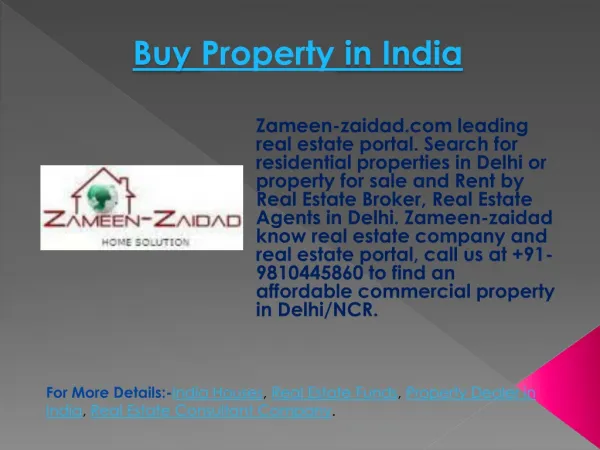 Buy Property in India