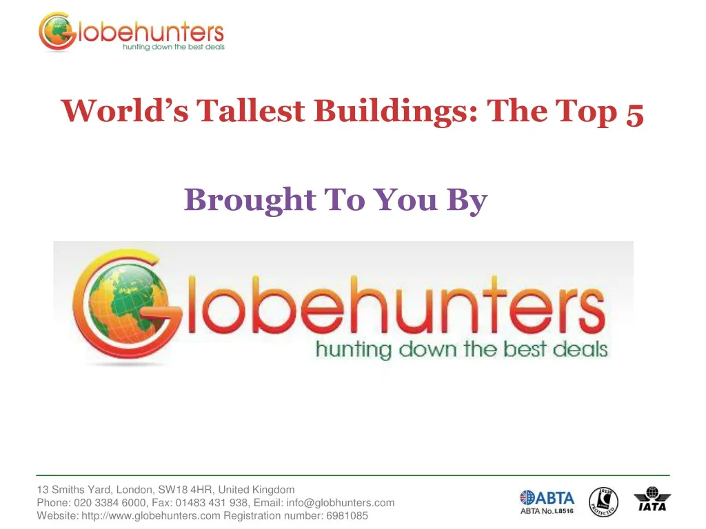 world s tallest buildings the top 5