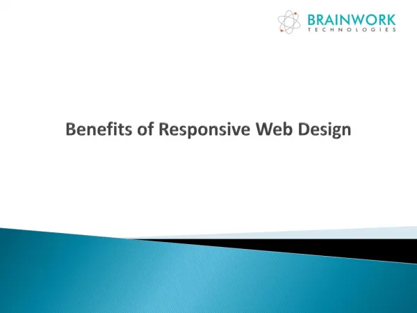 Benefits of Responsive Web Design