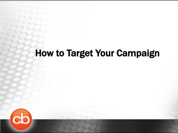 How to Category Target