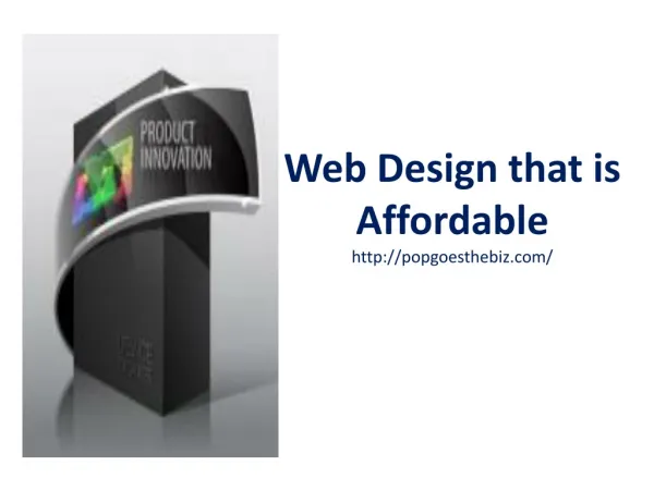 Web Design that is Affordable