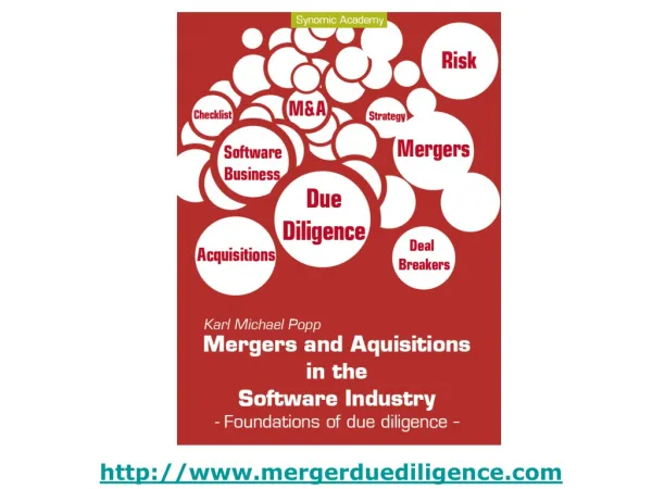 Foundations of due diligence for successful mergers