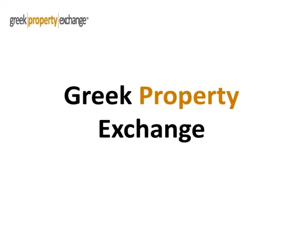 Villa rentals greek property exchange