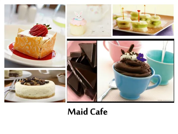 Maid Cafe Orientation