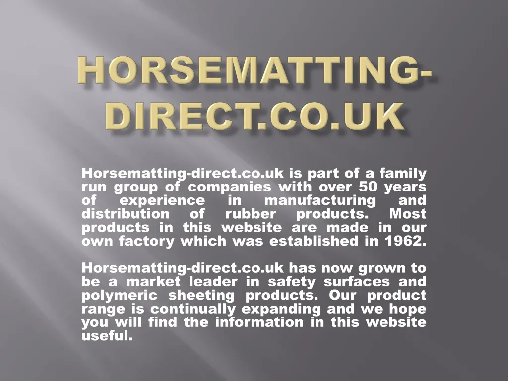 horsematting direct co uk