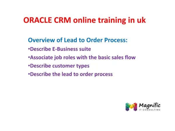 oracle crm online training in uk