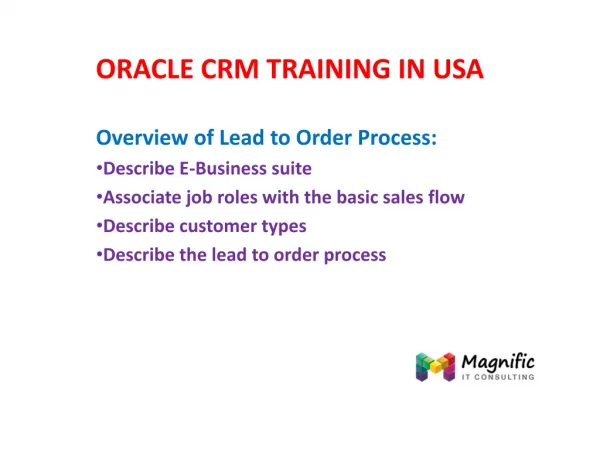 oracle crm training in usa