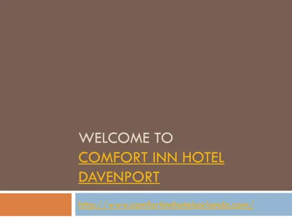 Hotel near davenport