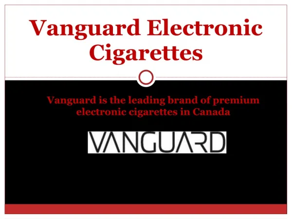 Vanguard E Cigarettes
