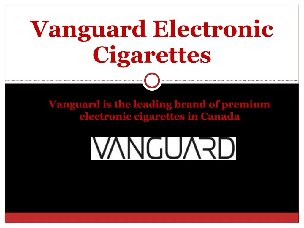 vanguard electronic cigarettes