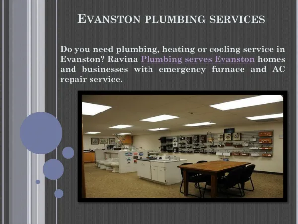 Evanston Plumbing Services - Furnace Repair and AC Repair Ev