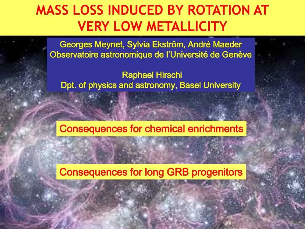 mass loss induced by rotation at very